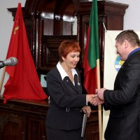 Вручение памятной медали директору ТКМ Н.М. Ланковой